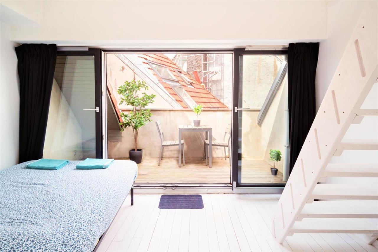 Beautiful Terrace Apartment In The Heart Of Antverpy Exteriér fotografie